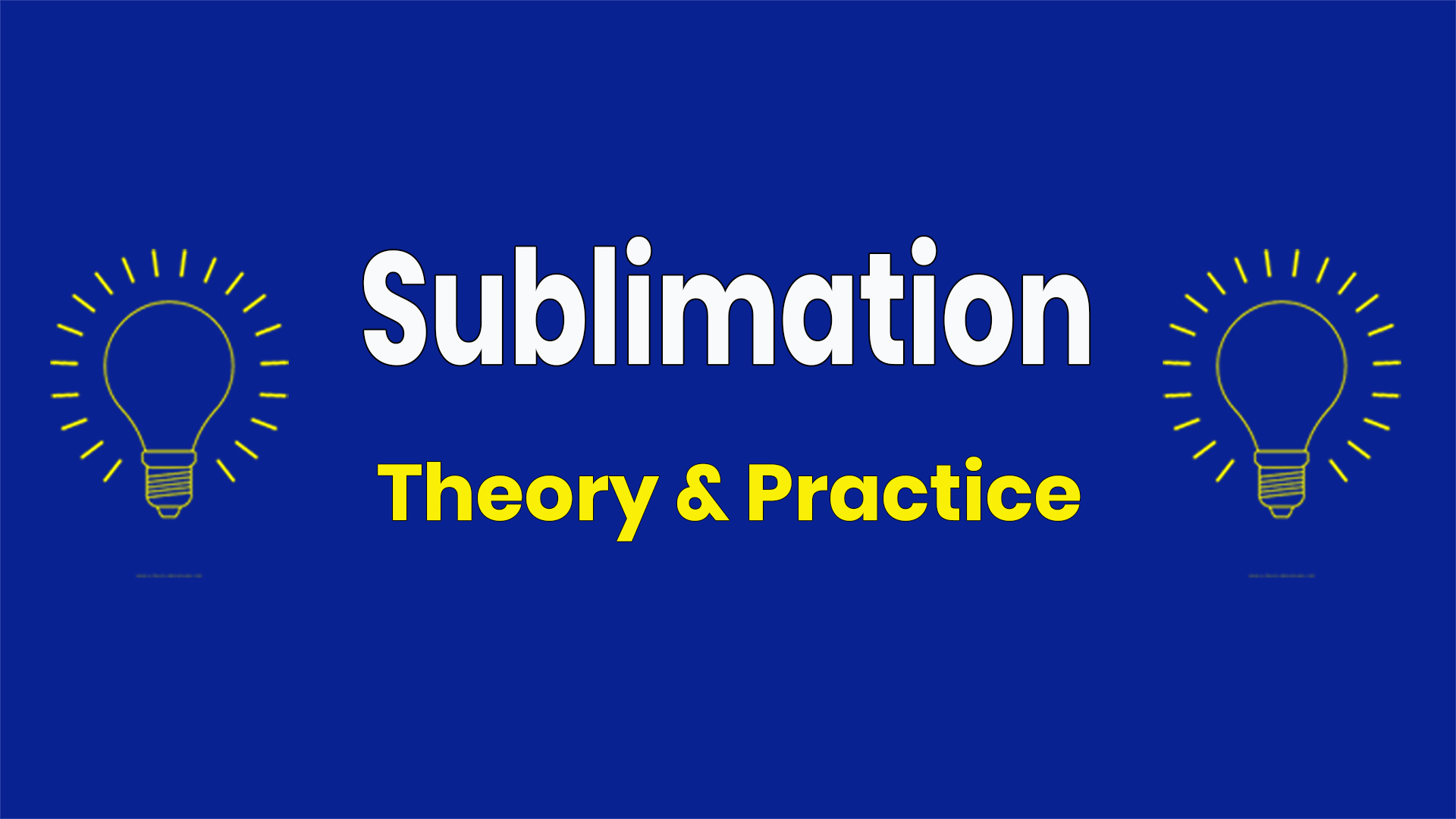 Sublimation Course – Learning Transfer has never been easier