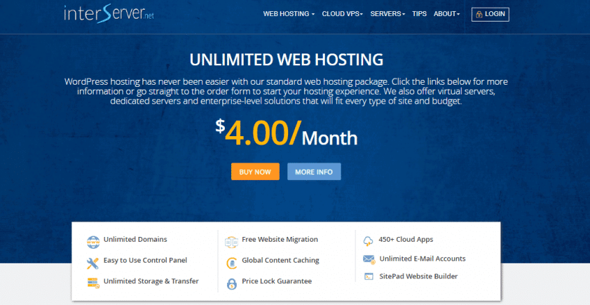 Interserver Web Hosting Review 2021